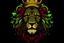 Placeholder: king of the jungle simple 3 colours