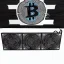 Placeholder: ASIC bitcoin miner and ASIC mining farm. Bitcoin