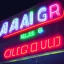 Placeholder: analaog city, neon, echoing sounds