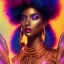 Placeholder: full body shot, masterpiece, best quality, family of three, black skinned, sparkling eyes, fluorescent skin, colorful makeup, hip hop , highly detailed body, afrofuturism, scifi, sun light, 4K, RAW, depth of field, high contrast, realistic details, 24mm