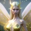 Placeholder: beautiful fairy very etheric, nice smiling, long blond hair, magic glamour pink make up, delicate colors, complete vision of very transparent golden and big wings, beautiful glamour transparent golden dress, ultra sharp focus, 8k, unreal engine 5, extremely sharp detail, light effect, soft light atmosphere, smooth, full of details, face in front, complete vision of face and hair and of the body