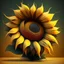 Placeholder: stylized sunflower