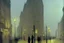 Placeholder: London street, style John Atkinson Grimshaw