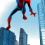 Placeholder: SPIDER MAN CLIMING A SKYSCRAPER IN COMIC BOOK STYLE