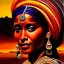 Placeholder: Drawing of 'woman from Wodaabe tribe',sweet stare,painting by Earl Norem, simon Bisley,frazetta,西嘛哒, evan lee, Vallejo,kelly,Paul Gauguin oil on canvas, cinematic composition, extreme detail,fit full head inside picture,8k