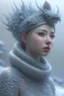 Placeholder: Frozen creature , 3d 4k octane render, lifelike, photorealistic, artstation, illustration, smooth, sharp focus, ornate, intricate, complex, highly detailed, digital painting, smooth, art by tom bagshaw, akihiko yosh