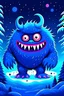 Placeholder: Night winter monster suitable for children