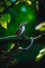 Placeholder: a snake sitting on top of a tree branch came after a sparrow sitting on the top of the tree surrounded by green spring leaves, crepuscular , a snake on the branches crawling behind the bird ,lighting, unsplash photography, BOKEH shot style of time-lapse photography, fujifilm provia 400x, 100mm lens, luminous shadows, renaissance-inspired , home and garden, wildlife nature photography, HDRI.