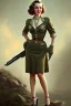 Placeholder: 1940s girl