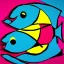 Placeholder: fish pop art