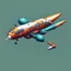 Placeholder: sprite plane 2d top down