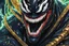 Placeholder: Venom in 8k Hayao Miyazaki draw style, yu gi oh them, neon effect, close picture, highly detailed, high details, detailed portrait, masterpiece,ultra detailed, ultra quality