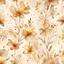 Placeholder: Hyper Realistic Beige small-watercolor-Floral-Patterns With Glowing Golden Embers On Off-White Grunge Background.