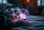 Placeholder: sleeping too close to a vampire orb containing plasma in the style of Escher , bokeh like f/0.8, tilt-shift lens 8k, high detail, smooth render, down-light, unreal engine, prize winning