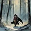 Placeholder: [art by Alex Maleev] THE DEATH DEALER: tribeless barbarian in a large forest that, after the end of the Ice Age, will one day become the Mediterranean sea. When the Mongol-esque Kitzaak Horde invade the forest, various parties try to recruit Gath's aid to defend against them. One of them, the beautiful sorceress Cobra, gives Gath a helmet possessed by the god of death. The helmet gives him godlike power but at the same time tries to break Gath to its will. With the help of the worldly travelling