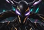 Placeholder: Black Shadow symbiote in 8k realistic anime e drawing style, close picture, Deer them, neon color, intricate details, highly detailed, high details, detailed portrait, masterpiece,ultra detailed, ultra quality