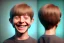 Placeholder: Huge grin on a boy with a bowlcut