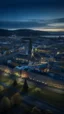 Placeholder: drone shot of Trondheim, shot on Hasselblad h6d-400c, zeiss prime lens, bokeh like f/0.8, tilt-shift lens 8k, high detail, smooth render, down-light, unreal engine, prize winning