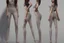 Placeholder: Female character full anatomy Proportions including front, side, and back model sheet .stylized animation character 8k Art station. stylized realistic style character vray render .smooth skin.