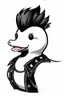 Placeholder: punk rock cow
