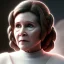 Placeholder: intricate details, realistic, octane,colorfull unreal engine, ,zoomed out + portrait, volumetric lighting, shiny,extreme detail, High detail, realistic carrie fisher as princess leia in star wars, macro lens blur,abstract paint, sharp,eos5d mark 4, ef 85mm 5.6, focus