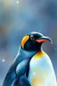 Placeholder: Penguin, background. Majestic, Gorgeous, epic, beautiful. Realistic. Digital watercolor painting art, vibrant colors, high quality, digital painting in 24 colors, vivid colors. Silk picture. Masterpiece, perfect composition. Clear image. Centered image. Ultra HD. 64K. Art by Willem Haenraets.