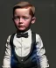 Placeholder: James bond toddler, full body, dramatic lighting, hyper realistic