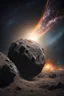 Placeholder: Photo Of A Asteroid Heading Towards The Earth, Giant Black Hole, End Of The World, Apocalypse, Highly Detailed 8k, Intricate, Nikon D