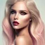 Placeholder: A beautiful one nude body of a make up woman blond long color hair,alone, high key lighting, volumetric light high details with white stripes and blue eye,smiling with plump pink lipsпортрет леди на выгоревшем дереве,картина,детали,текстура,карие глаза,веснушки,блонд,опасная,игривая,горы,природа,цветы,огонь,в стиле стрит-стайл,мода 80-ых,ретро,калссика,к