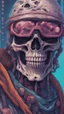 Placeholder: a close up of a person with a skull on their head, anime skull portrait man, scary detailed art in color, hiroyuki-mitsume takahashi, nychos art aesthetic, half man half skeleton, anime cyberpunk art, colored manga art, rossdraws pastel vibrant, cold colors. insanely detailed, beautiful anime portrait, stunning anime face portrait, scary art in color