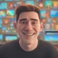 Placeholder: a portrait of smiling young adult man. carricature. undercut hair. fair skin. square face shape. black long sleeve shirt. pixar style. 3D. 4k. portrait. highly detailed. sharp focus. high resolution. full color. cinema lighting