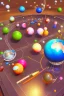 Placeholder: Aliens playing pool with the balls being planets. The main ball is planet earth