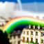 Placeholder: Tilt shift, rainbow, marshmallow