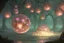 Placeholder: lightning sparkling flowers in floating glass balls, in forest, on lakeside in sunshine detailed matte painting, deep color, fantastical, intricate detail, splash screen, complementary colors, fantasy concept art, 8k resolution trending on Artstation Unreal Engine 5