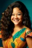 Placeholder: Gina Rodriguez Complete transformation Fertility Dance Traditional attire Colorful prints Thicc beauty Curves magnificence Afro-centric allure 100% transformed Dynamic dance Radiant aura Captivating kohl eyes Luxurious curls Cultural splendor Transformation success Celebratory attire Vibrant patterns Sculpted curves Afro-centric radiance Dance culmination Waist: 30 inches Hips: 40 inches Bust: 38 inches Joyful spirit Cultural identity celebration