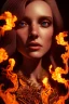 Placeholder: portrait of samantha prince set in fire, cinematic lighting, photorealistic, ornate, intricate, realistic, detailed, volumetric light and shadow, hyper HD, octane render, unreal engine insanely detailed and intricate, hypermaximalist, elegant, ornate, hyper-realistic, super detailed --v 4