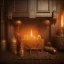 Placeholder: an viking fire place in old house, scary, steam punk, realistic, made in octane, cinematic, ultra-realistic, extremely detailed octane rendering, 8K, VRAY Super Real ar 2:3, dof photorealistic futuristic 50mm lens hard lighting dark gray tintype photograph, realistic lighting, sepia color