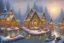 Placeholder: Christmas town river mountain