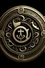 Placeholder: the Latin cross, aum letter, crescent and star, yin and yang, torii gate, khanda, star of david, dharma chakra all merged into one design for a coin