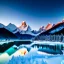 Placeholder: A small frozen crystal blue lake centered around snowy himalayas mountains, high resolution, realistic, beautiful, volumetric lighting, colorful, masterpiece, crystalline,dawn,cloudy, detailed, aerial view, 8K, intricate details, cyberpunk, cosmic