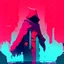 Placeholder: The video game Hyper light drifter facing judgement