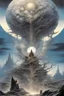 Placeholder: yoshitaka amano art style, fantasy art, wizard, alien planet
