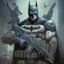 Placeholder: Evil Batman armed with Assault rifle