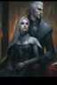 Placeholder: Strahd Von Zarovich and his wife Selene, she has white hair