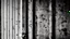 Placeholder: unhinged door, anime, monochrome, black background, ink, simple, maximum quality, broken hinge, barely functioning, why is it still being used it's a health hazard
