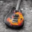 Placeholder: 50'S ELECTRIC GUITAR ROCKABILLY HOTROD SPACESHIP FLAMES