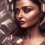 Placeholder: actress Aishwarya rai ,Cartographic, Closeup-View, 16k, Lumen Global Illumination, Diffraction Grading, cyberpunk