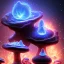 Placeholder: Spherical Frost metal magic armoured lightning Mycelium MUSHROOMS stars galaxy SPACE lANDSCAPE BURNING IN BLUE FLAMES hellfire abyss math chaos blob