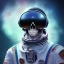 Placeholder: Midjourney style of detailed and intricate skull wearing red sunglasses| wearing cosmonaut suit| portrait and science fiction theme| aurora lighting| nebula and stars| stunning environment| volumetric lighting| vibrant