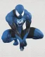 Placeholder: spider-man as DC blue lantern